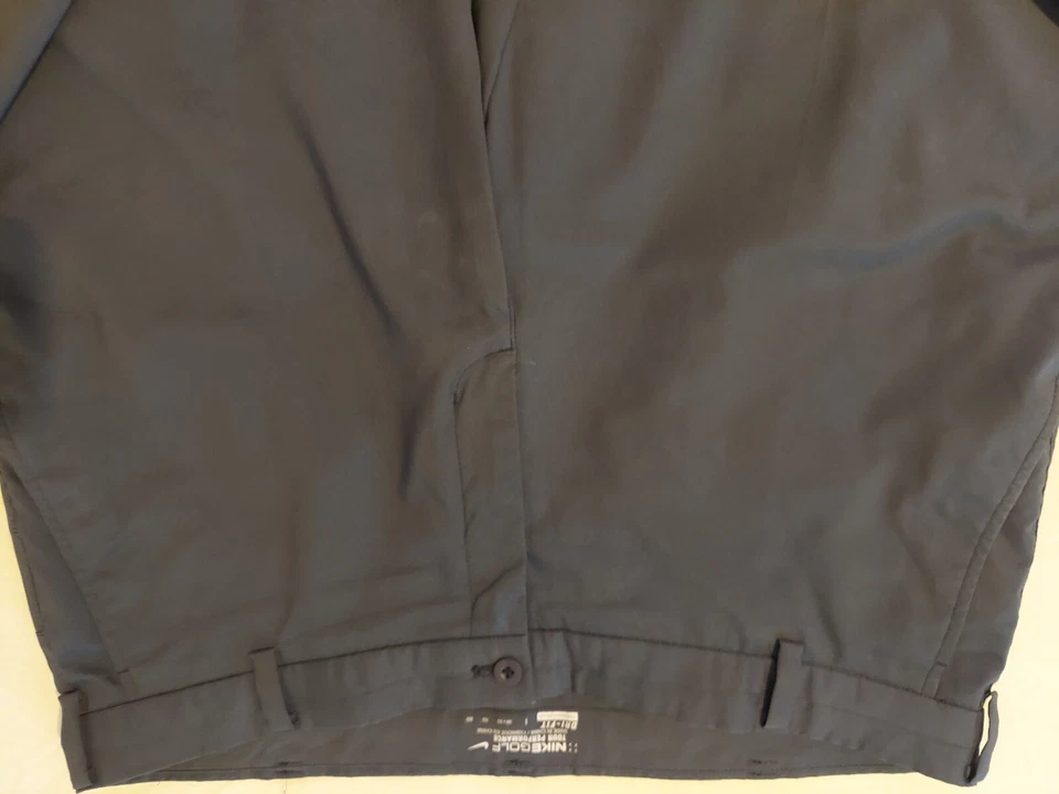 Mens Nike Golf Pants 38x32 38x30 Black Athletic Slack Trouser - Image 3 of 4