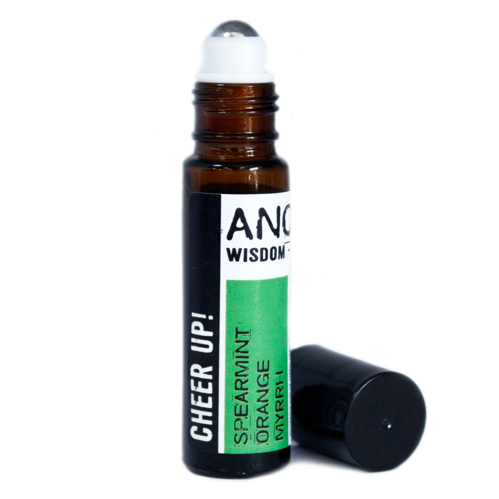 Ancient Wisdom 'CHEER UP!' Essential Oil Blend Pulse Point Rollerball 10ml