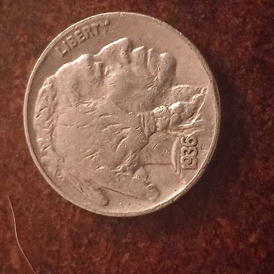 1936 F Indian Head Buffalo Nickel  - Image 2 of 4