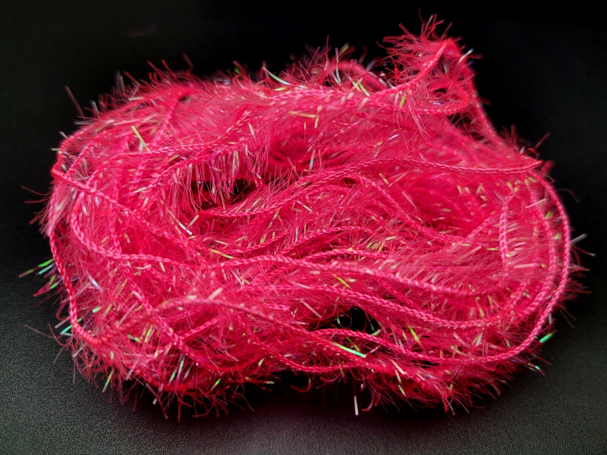 PALMER CHENILLE HOT PINK PEARL 5mm Fly Tying Material