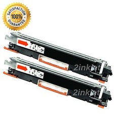 2pk Compatible CF350A 130A Black Toner Cartridge For LaserJet MFP M176n M177fw
