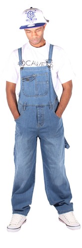 Peviani Men's Designer Denim Dungarees 