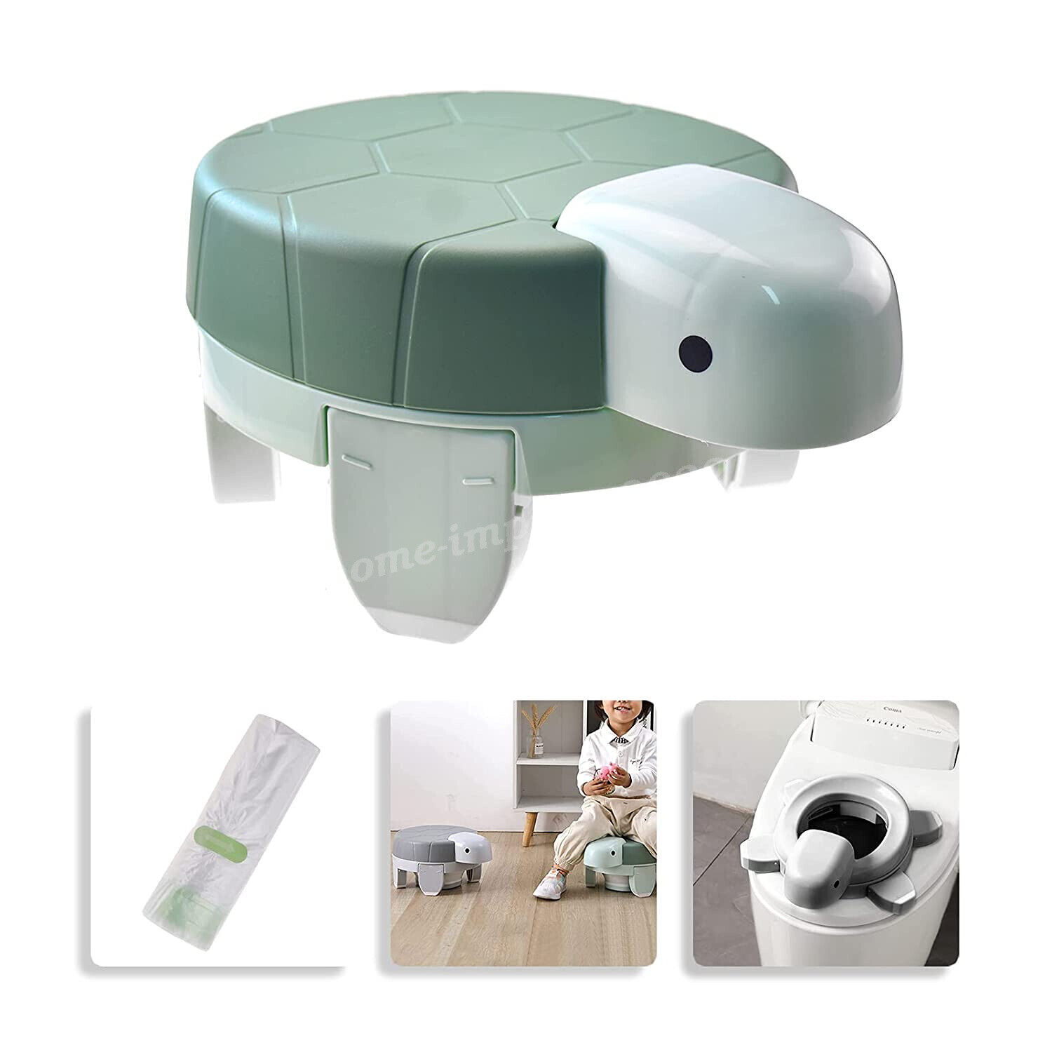 3 in 1 Portable Kids Travel Potty Potty - Training Seat for Toddler Toilet Seat