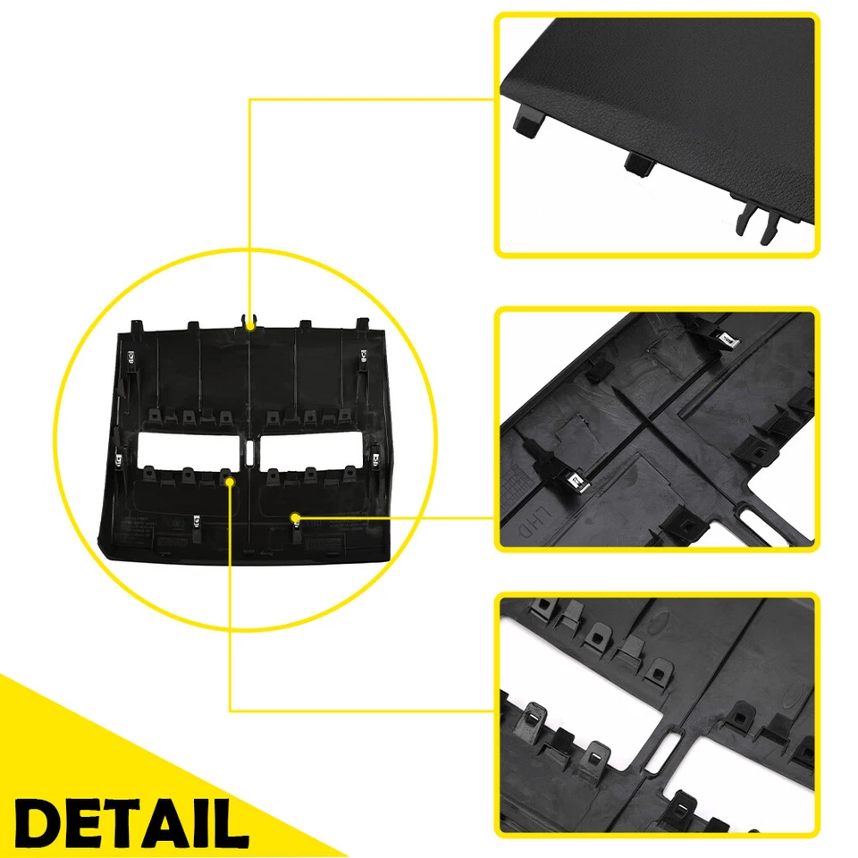 1 bisel de ventilación de aire para tablero central para Nissan Versa 2007 2008 2009 2010 2011 2012 Foto 2 de 4