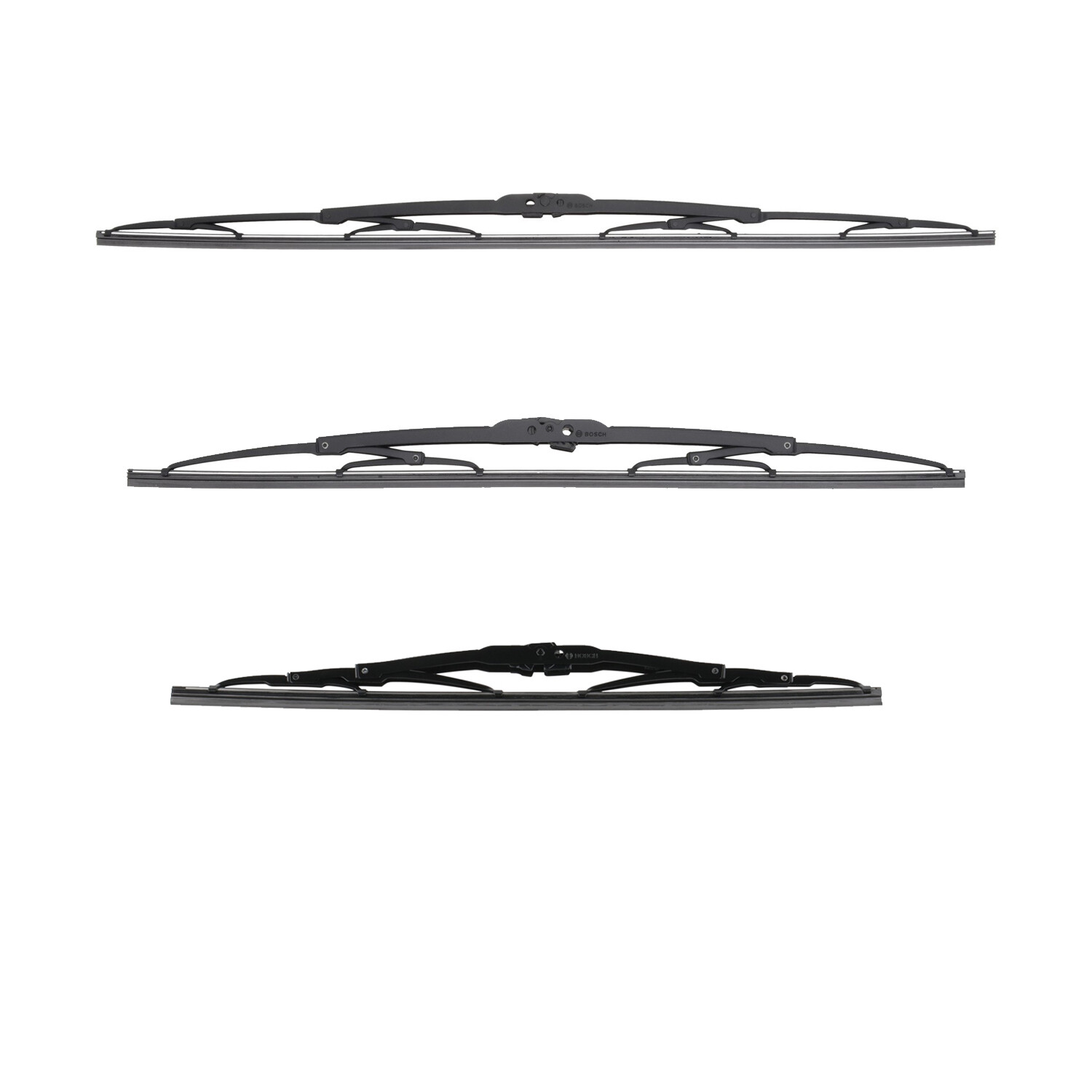 Bosch MicroEdge 3-Piece Wiper Blade Kit for Front and Rear - 26