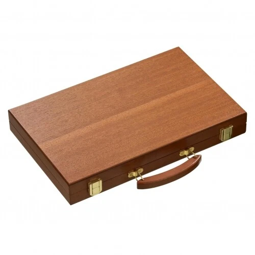 Go - Mahagoni-Koffer - Erle - mahagoni gebeizt - Bild 4 von 4