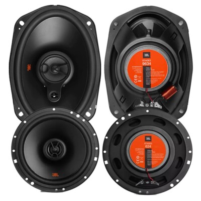 JBL Stage2 3-Way Coax Car - Truck Door speakers 420 Watts 6x9