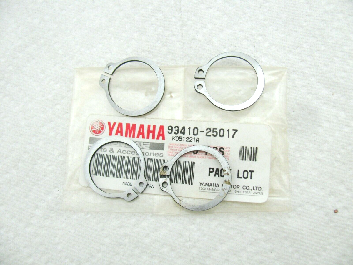 Yamaha OEM Circlips 93410-25017-00 Set of 4 | eBay