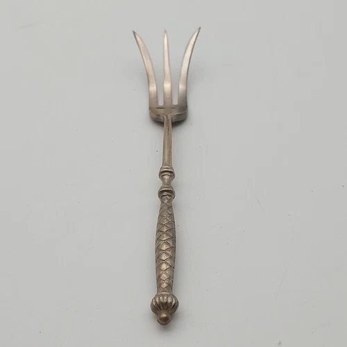 Vintage Antique Gorham 824 Sterling Silver 4.5"  Fruit Cocktail 3 prong Fork