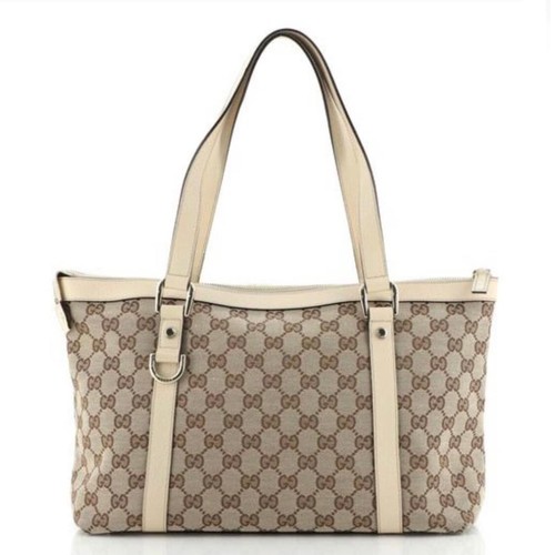gucci monogram canvas tote