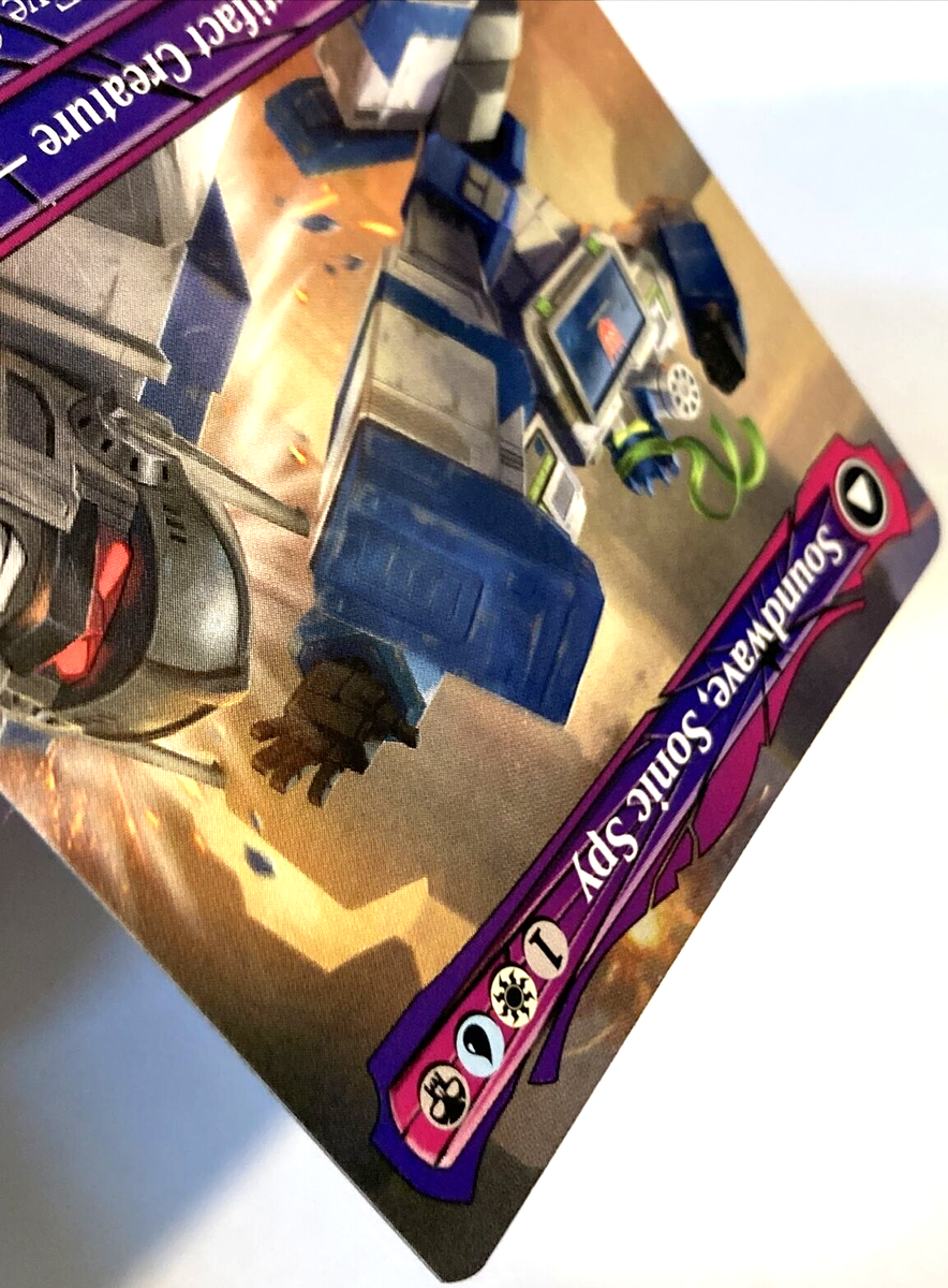 MTG Soundwave, Sonic Spy *SHATTERED GLASS* BOT Transformers 028 NM