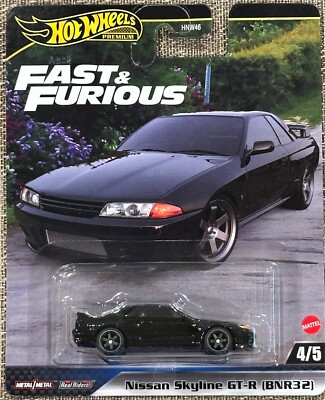 Hot Wheels Fast & Furious Nissan Skyline GT-R BNR32 , Free