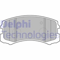 Delphi LP1901 Bremsbelagsatz, Scheibenbremse FüR Mitsubishi