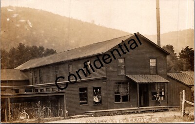 Real Photo Wands Glove Factory At Candoor NY Tioga County New York RP RPPC P53