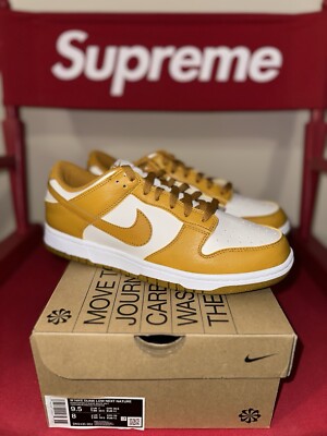 Nike Dunk Low Next Nature Gold Phantom Size 9.5 Womens Sneakers (8M) DN1431-001