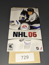 NHL 06 Sony PlayStation 2, 2005  MANUAL ONLY 