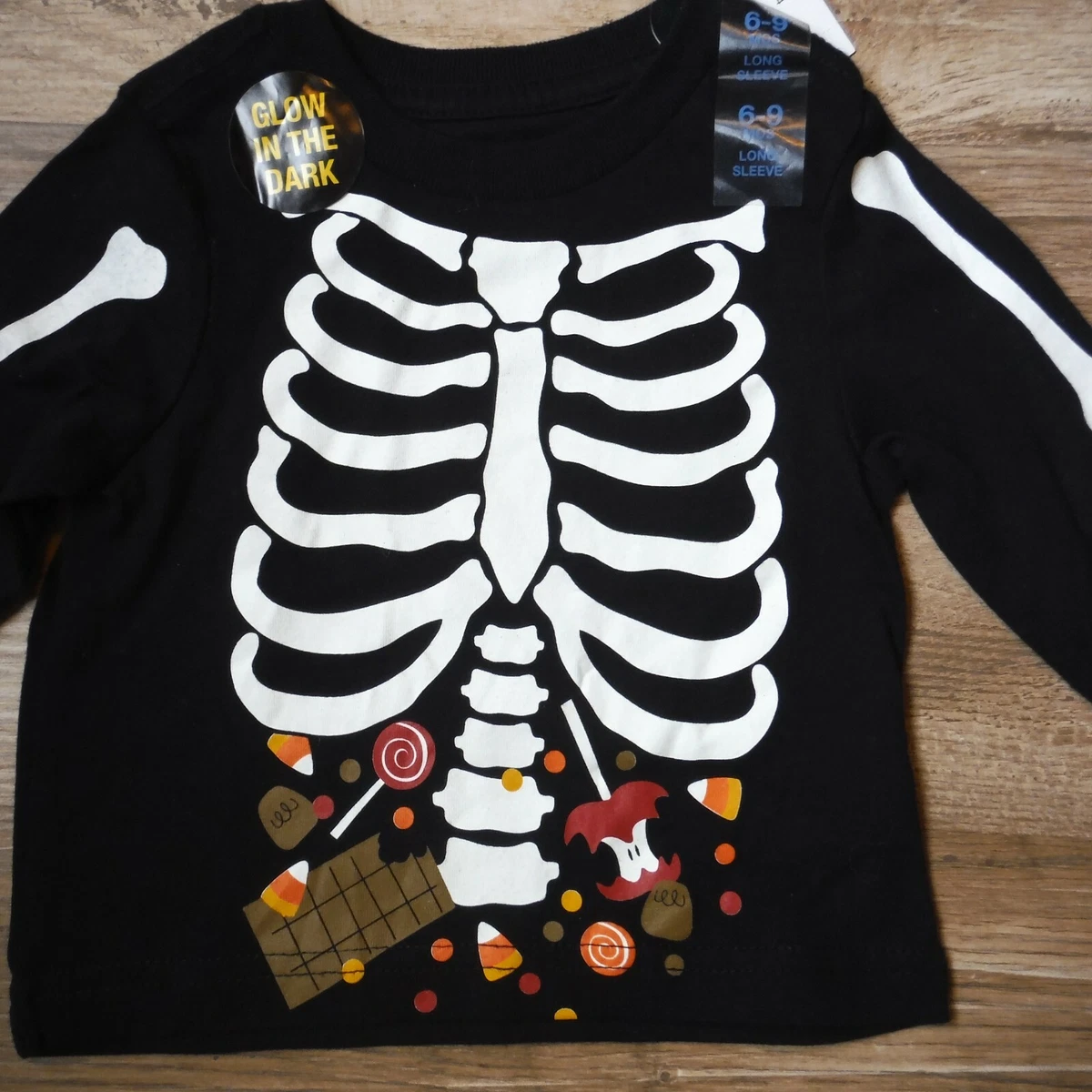 Black t clearance shirt 6-9 months
