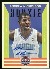 Andrew Nicholson Rookie Card 2012-13 Panini Past and Present Signatures #240 
