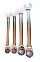 Saltus 4-Teilig Ratschen-Ring-MaulschlüSsel-Satz Profi-Set 10-16 Mm Ratsche Cv