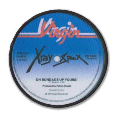 X-Ray Spex Sew-on Patch Oh Bondage Poly Styrene 1977 Punk Rockers Record