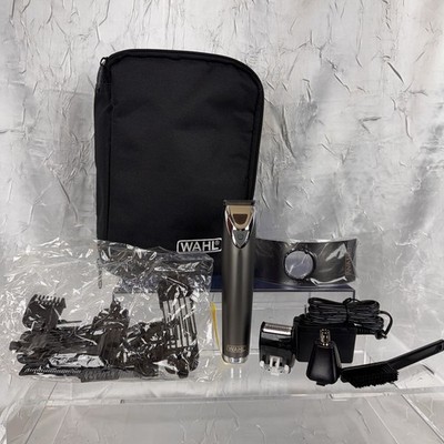 Wahl Stainless Steel Lithium Ion 2.0+ Slate Beard Nose Ear Trimmer, Rechargeable