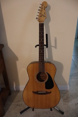 Fender Avalon Natural Vintage Acoustic Guitar-With Hard Case as