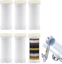 Shower Head Filter for Handheld Shower Head, 6 Pack Shower Filter Replacement