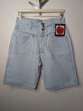 Deadstock Vintage 90s Marithe Francois Girbaud Jean Denim Shorts Jorts 11/12