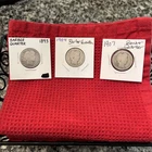 Lot of (3) 90% Silver Barber Quarters 1893 1904 1907 - NO RESERVE