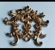 Decor, applique, ornate, pediment, resin cast, molding,, furniture