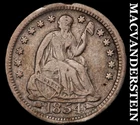 1854 Seated Liberty Half Dime- Scarce Better Date No Reserve #i5564