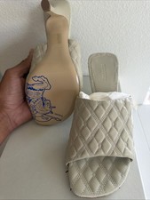 Burberry Heels Size 8.5 Quilt Patent Leather