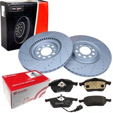MAXGEAR SPORT Bremsscheiben 312mm + BREMBO Beläge Vorne für SEAT LEON 1M1 GOLF 4