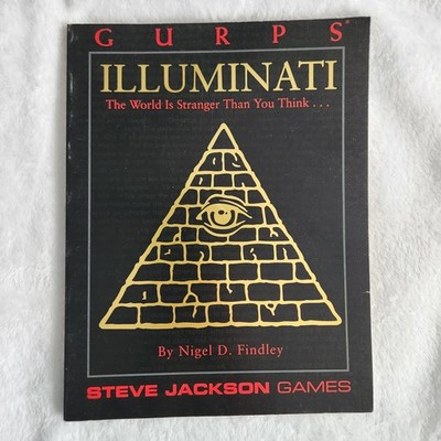 GURPS: Illuminati 3rd Ed. Steve Jackson Games 6016 2000 Paperback 