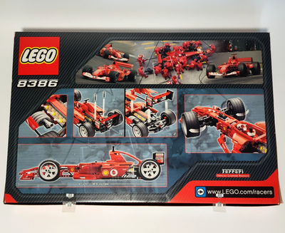 LEGO 8386 Ferrari F1 Racer 1:10 NOB Sealed Bags Complete w/ Manual