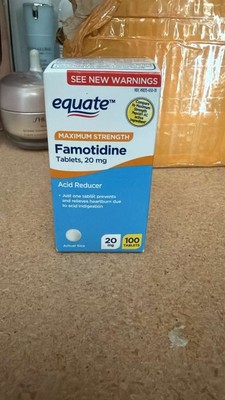 Equate TM max strength Famotidine 20 mg 100 cap