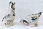 Vtg/MCM Red Wing Pottery BOB WHITE Quail Salt & Pepper Shakers~EUC~Missing 1Plug