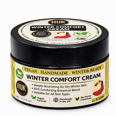 Ingwer, Sheabutter & Calendula Winter Comfort Creme für trockene Winterhaut UK 120g