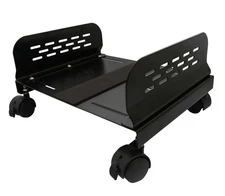 Metal CPU Stand with Adjustable Width and Caster Wheels - SY-ACC65079