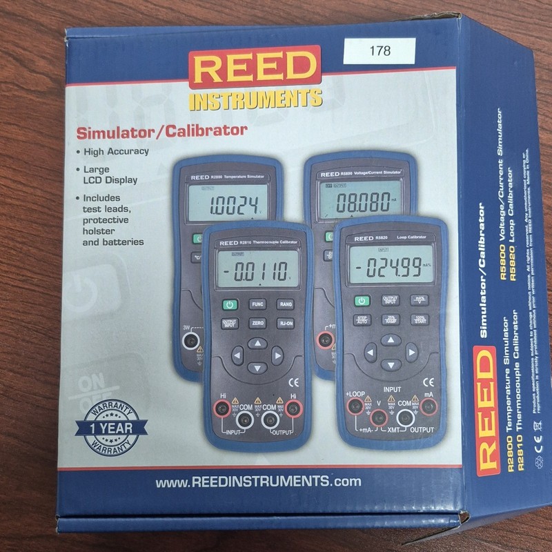 REED Instruments R2800 Temperature Simulator Calibrator