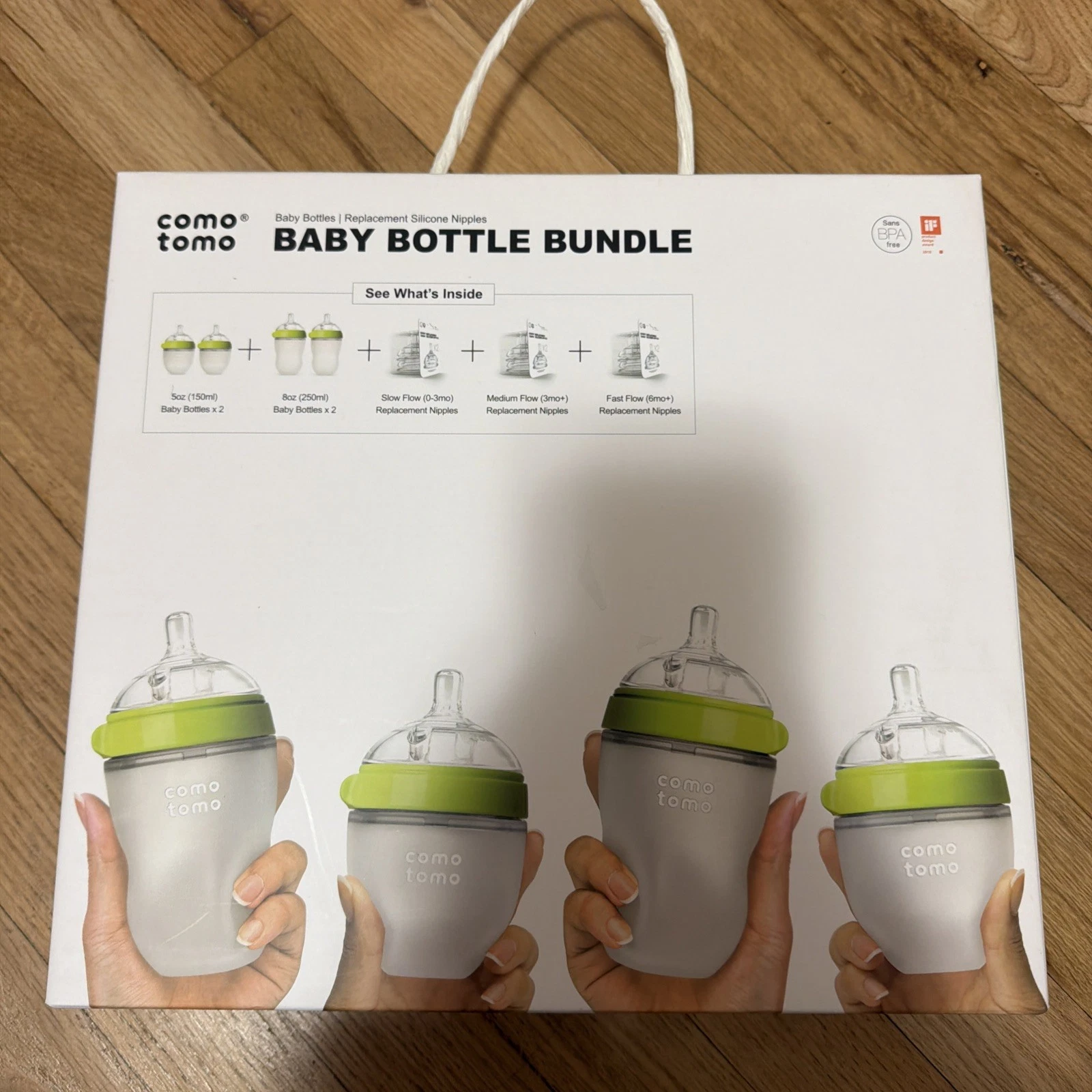 Comotomo Baby Bottle Bundle And Accessories