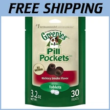 Pill Pockets for Dogs 30ct 6-Pack Hickory Smoke Flavor