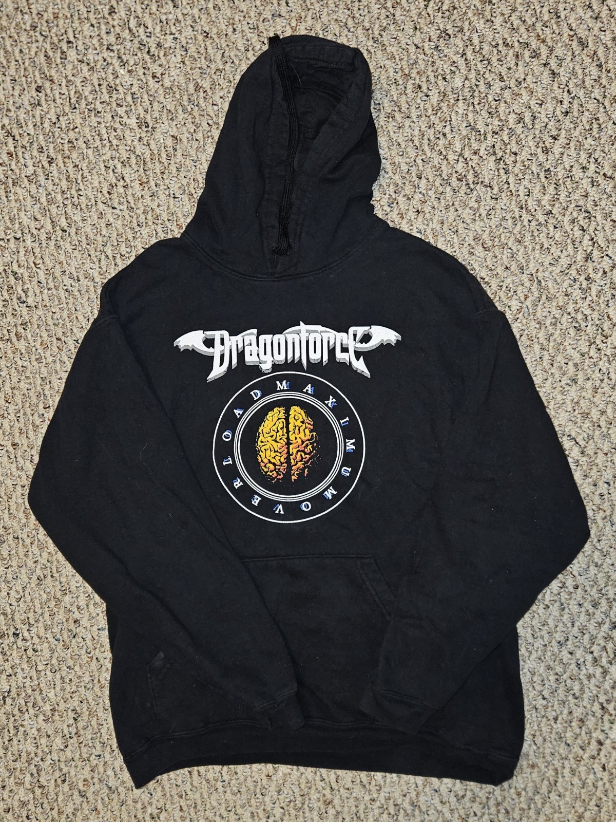 Dragonforce Maximum Overload Hoodie (Large) - image 1