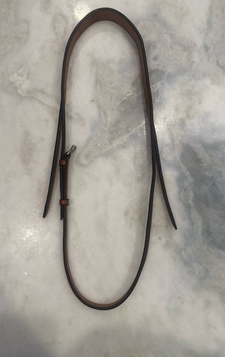 CWD Briglia Corona Pezzo Pelle Tabacco Cavallo Tack Ricambio, Taglia 3