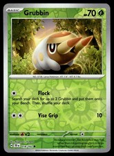 Grubbin 018/162 Common Temporal Forces Pokemon Reverse Holo Near Mint
