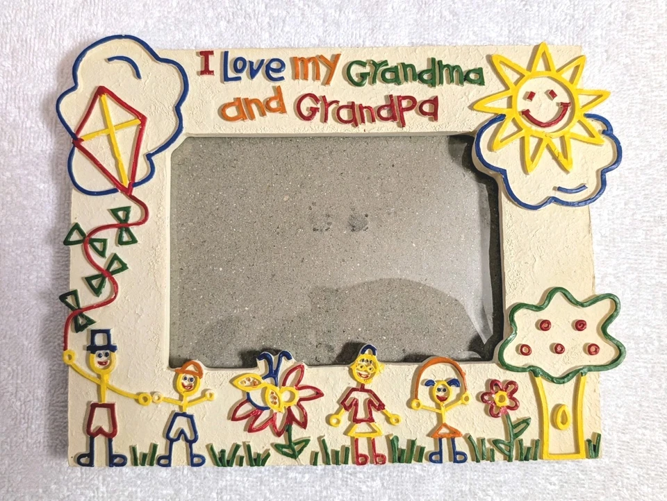 Scotts “ I Love My Grandma And Grandpa” Multi Color Picture Frame 3 1/2” x 5” - Image 3 of 3