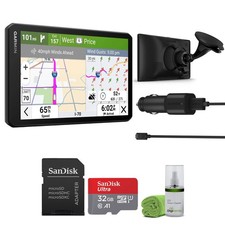 Garmin dezl OTR720, Large, Easy-to-Read 7  GPS Truck Navigator Bundle