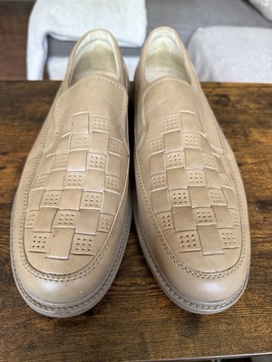 Rohde Men's Leather Loafers Shoes Size 46. 13US. BEIGE Like New