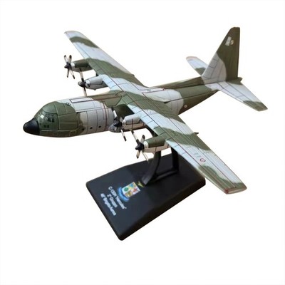 US Air Force C-130H Hercules 1/250 Scale Diecast Model Toy Gift w/ Display Base