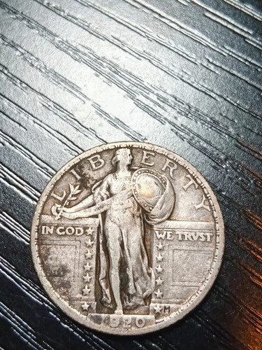 1920 Standing Liberty Quarter.  VF.  Fairly strong date. Nice. No reserve.